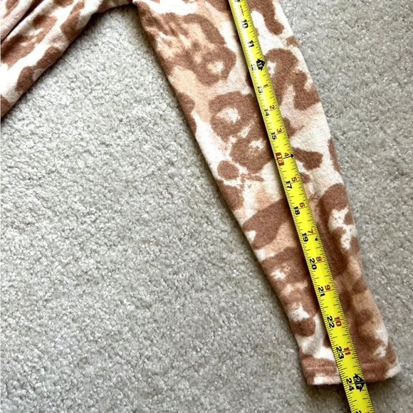 New Directions Animal Print Open Front Waterfall Asymmetrical Hem Cardigan Sz M - Picture 8 of 10